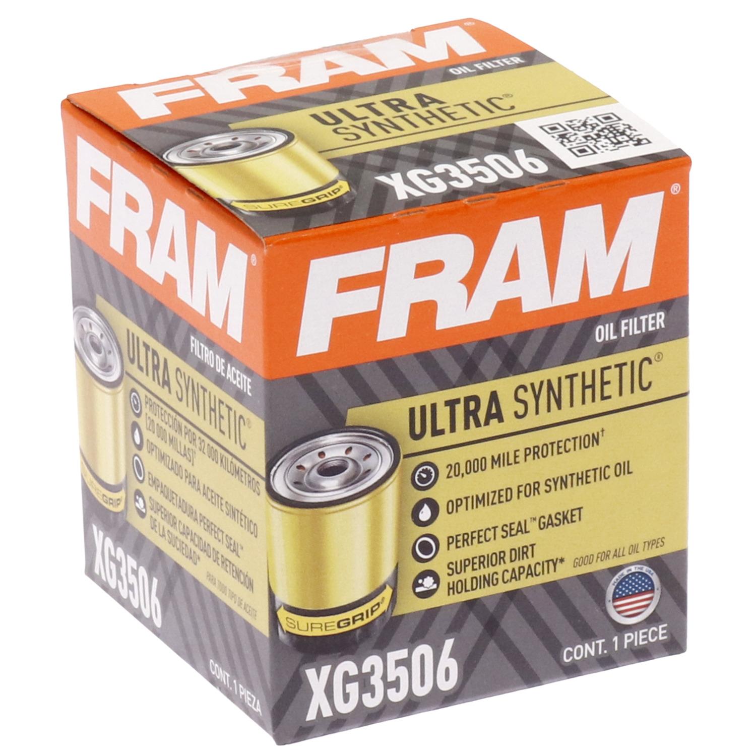 Fram XG3506 - Engine Oil Filter Fram XG3506 Engine Oil Filter product image 2 of 5