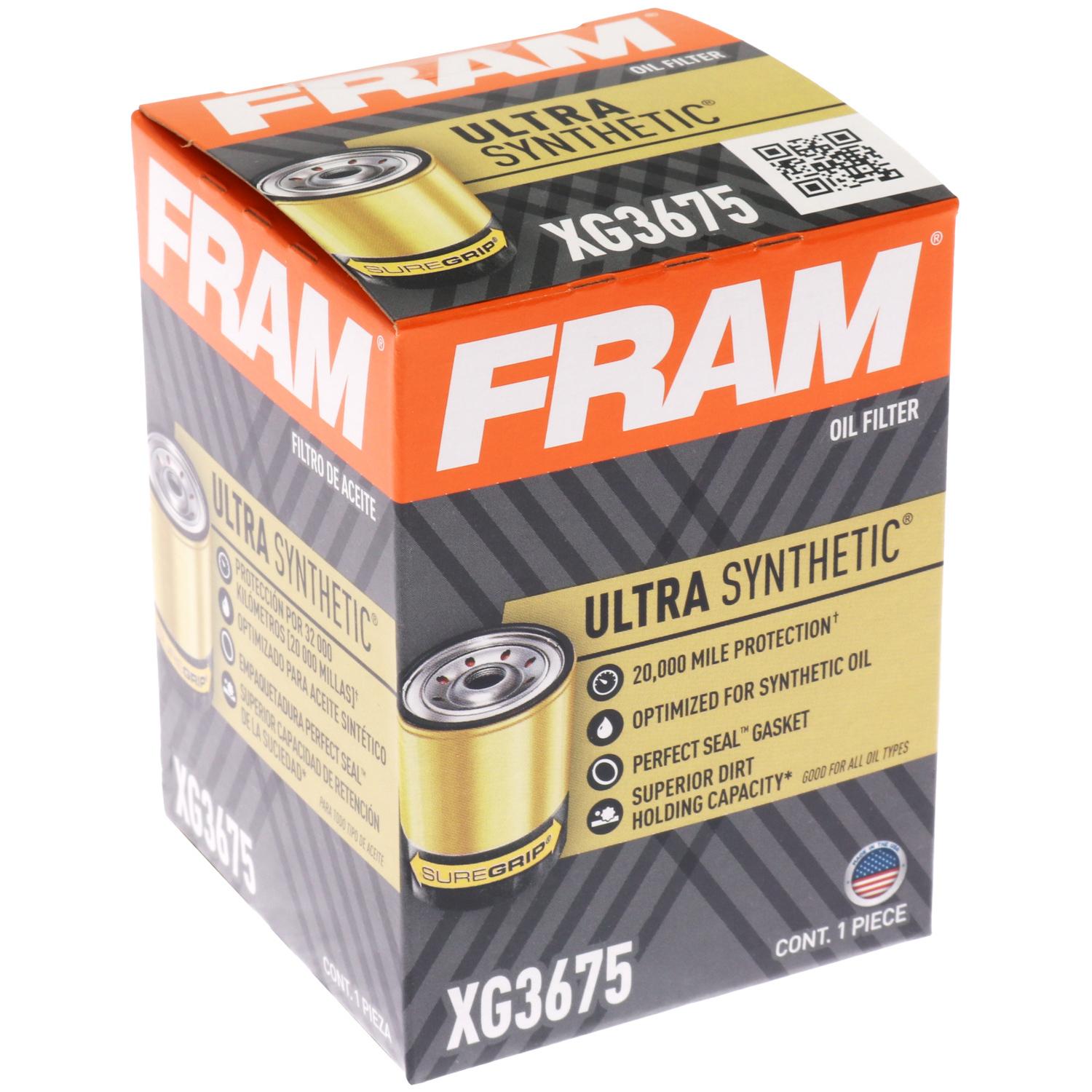 Fram XG3675 - Engine Oil Filter Fram XG3675 Engine Oil Filter product image 3 of 5