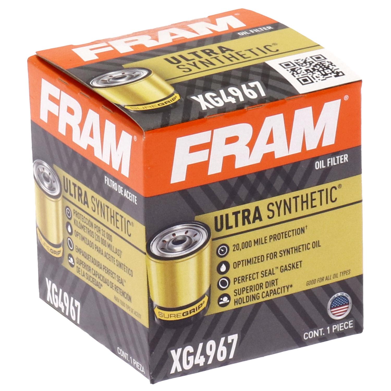 Fram XG4967 - Engine Oil Filter Fram XG4967 Engine Oil Filter product image 2 of 5