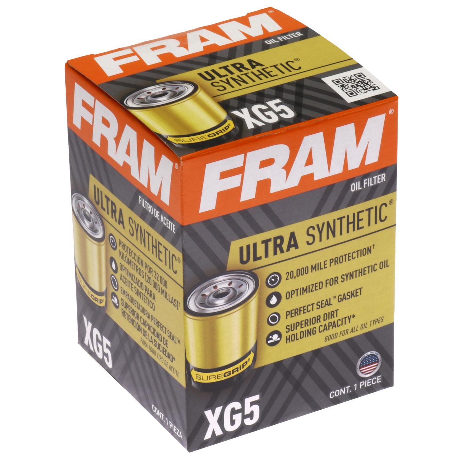 Fram XG5 - Engine Oil Filter Fram XG5 Engine Oil Filter product image 3 of 5