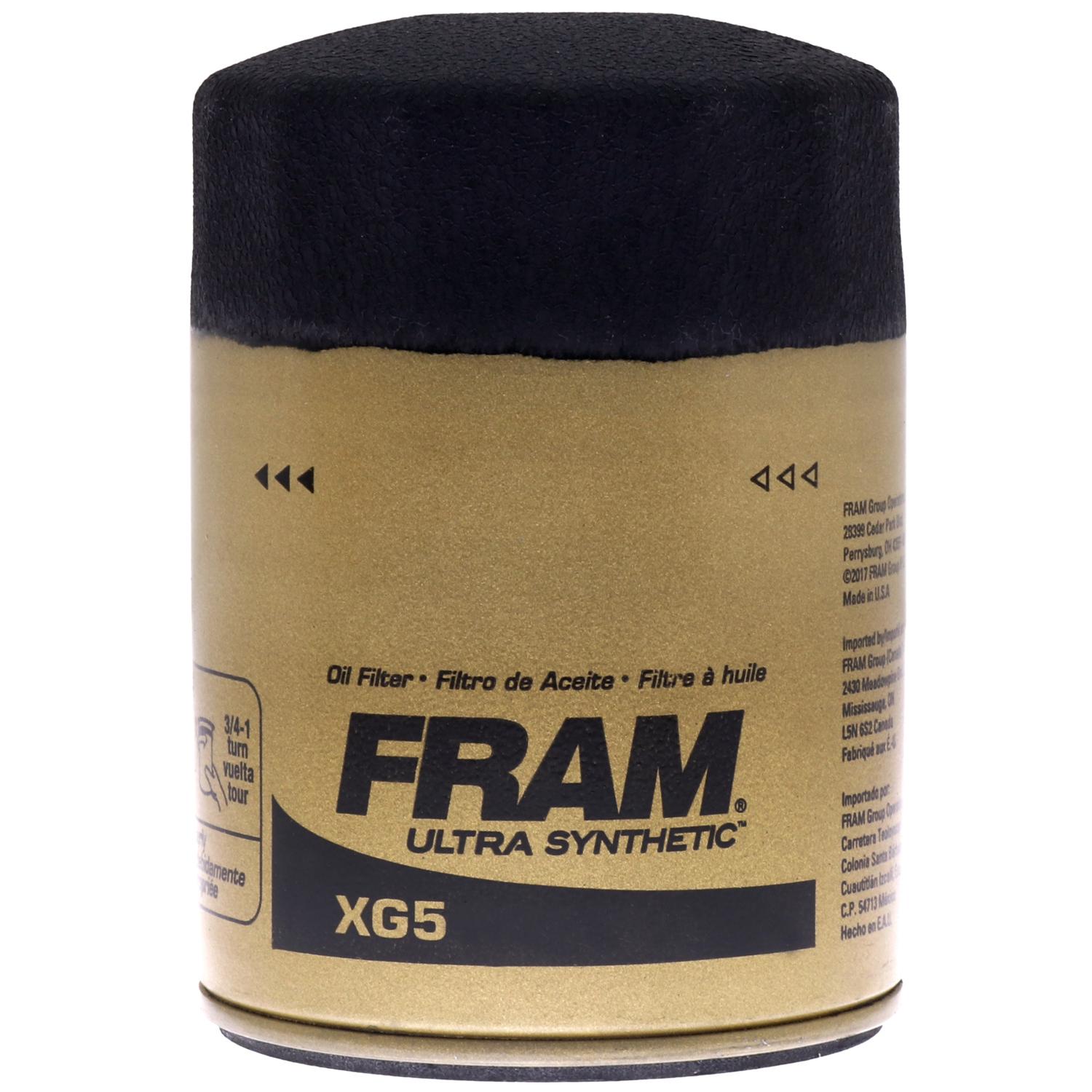Fram XG5 - Engine Oil Filter Fram XG5 Engine Oil Filter product image 4 of 5