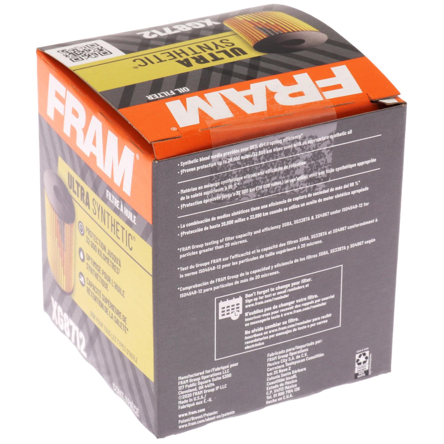 Fram XG8712 Engine Oil Filter product image 5 of 6