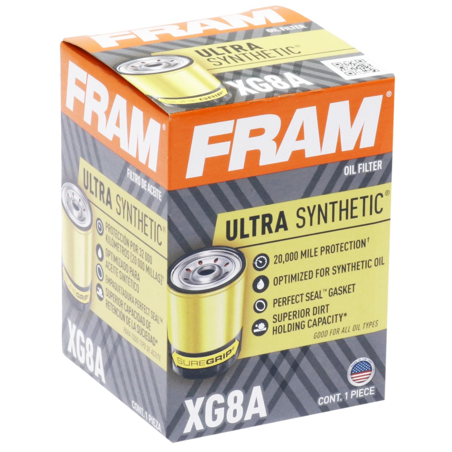 Fram XG8A - Engine Oil Filter Fram XG8A Engine Oil Filter product image 3 of 5