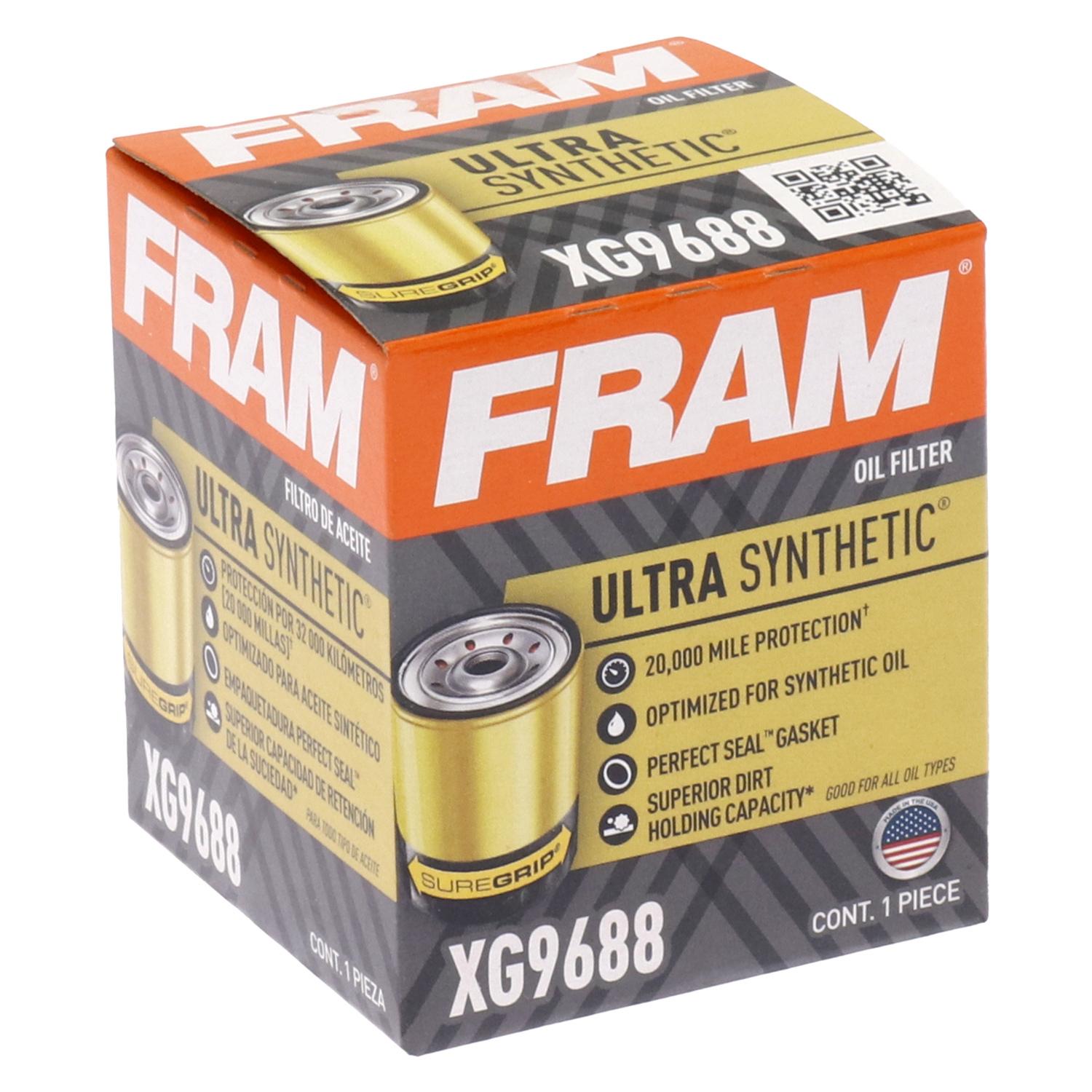 Fram XG9688 - Engine Oil Filter Fram XG9688 Engine Oil Filter product image 2 of 5