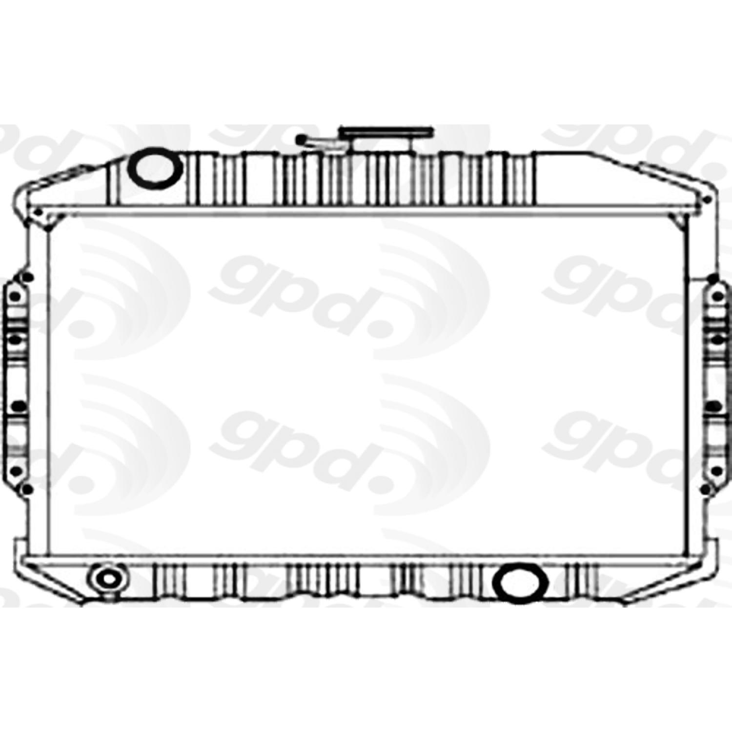 Global Parts Distributors 1133 - Radiator Global Parts Distributors 1133 Radiator product image 1 of 1