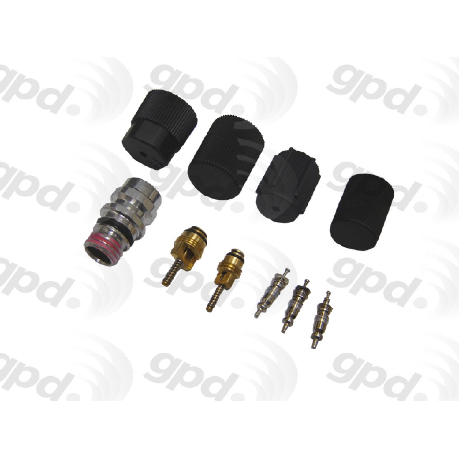 Global Parts Distributors 1311572 - A/C System Valve Core and Cap Kit Global Parts Distributors 1311572 A/C System Valve Core and Cap Kit product image 1 of 1