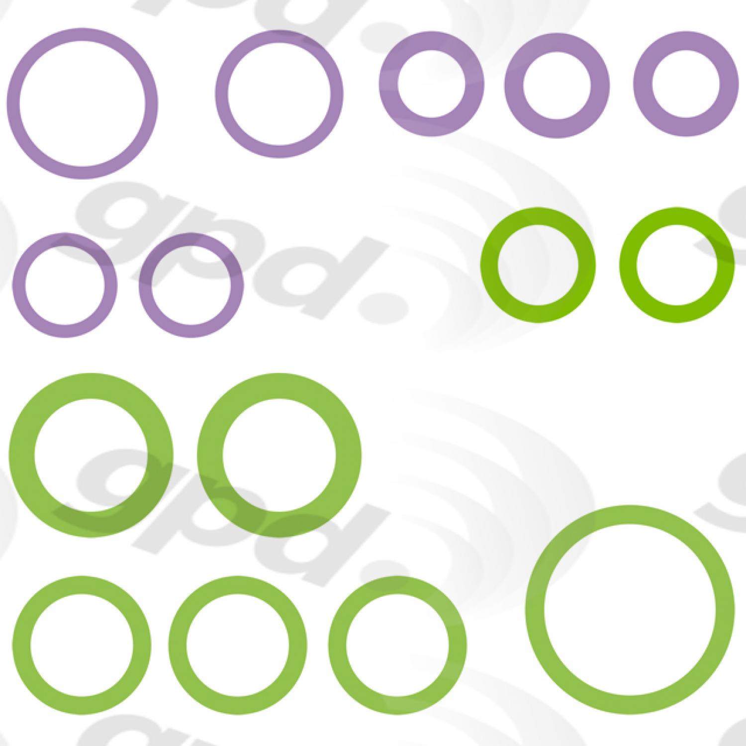 Global Parts Distributors 1321398 - A/C System O-Ring and Gasket Kit Global Parts Distributors 1321398 A/C System O-Ring and Gasket Kit product image 1 of 1