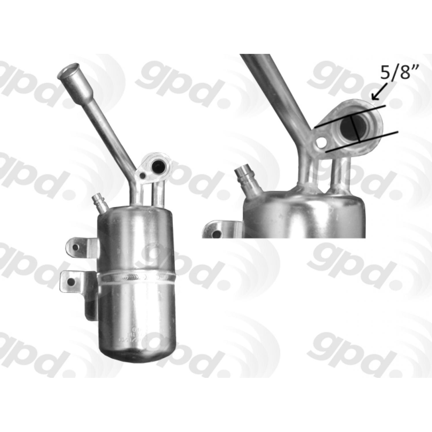 Global Parts Distributors 1411664 - A/C Accumulator Global Parts Distributors 1411664 A/C Accumulator product image 1 of 1