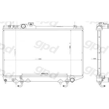 Global Parts Distributors 171 Radiator product image 1 of 1