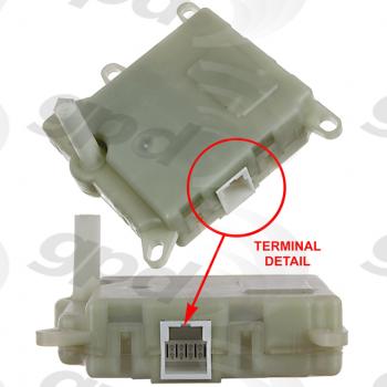 2005 Ford Excursion HVAC Heater Blend Door Actuator Main Global Parts Distributors 1711896 image 1 of 1