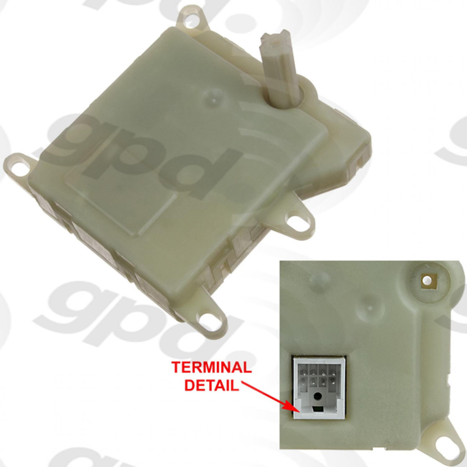 Global Parts Distributors 1711899 HVAC Heater Blend Door Actuator product image 1 of 1