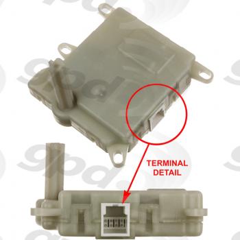 2008 Lincoln Navigator HVAC Heater Blend Door Actuator Global Parts Distributors 1711905 image 1 of 1