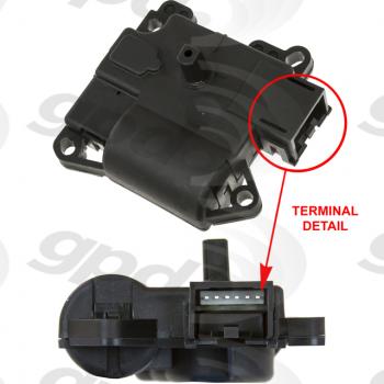 1998 Lincoln Town Car HVAC Heater Blend Door Actuator Global Parts Distributors 1711910 image 1 of 1