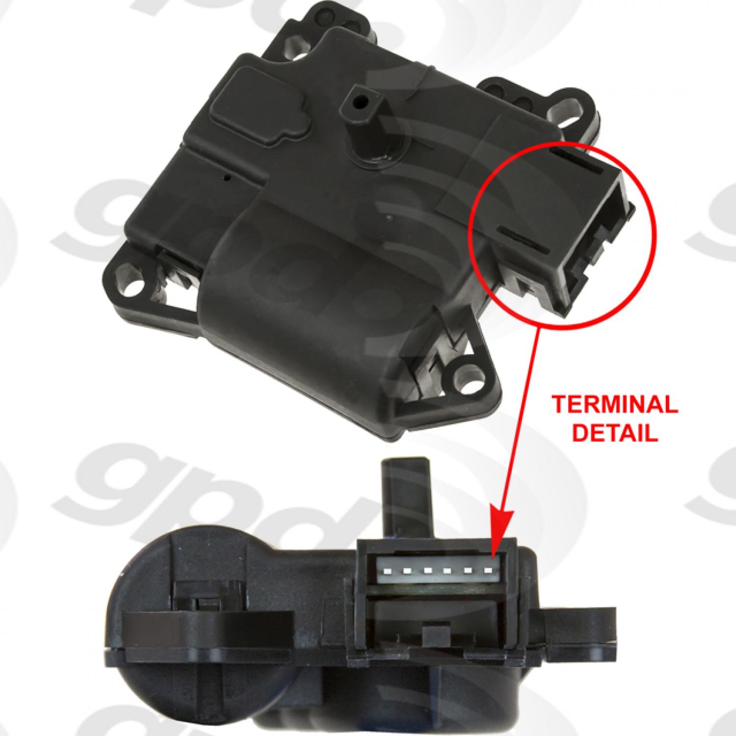 Global Parts Distributors 1711912 HVAC Heater Blend Door Actuator product image 1 of 1