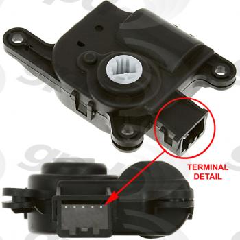 2010 Hyundai Accent HVAC Recirculation Door Actuator Global Parts Distributors 1711916 image 1 of 1