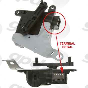 2008 Hyundai Tiburon HVAC Mode Door Actuator Global Parts Distributors 1711917 image 1 of 1
