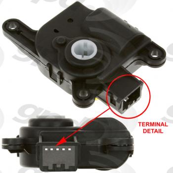 2011 Hyundai Veracruz HVAC Mode Door Actuator Global Parts Distributors 1711919 image 1 of 1