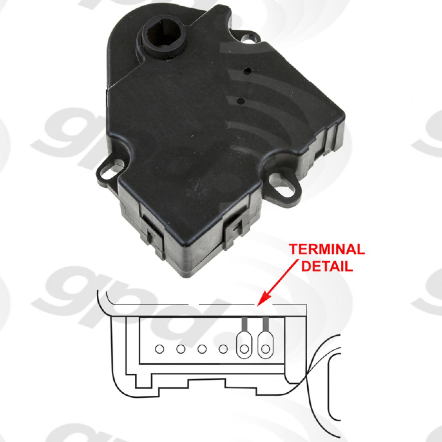 Global Parts Distributors 1712064 - HVAC Heater Blend Door Actuator Global Parts Distributors 1712064 HVAC Heater Blend Door Actuator product image 1 of 1