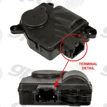 2009 Dodge Journey HVAC Heater Blend Door Actuator Global Parts Distributors 1712234 image 1 of 1