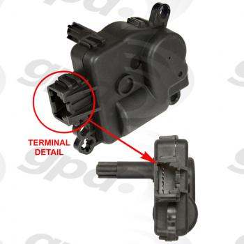 2004 Mercury Monterey HVAC Recirculation Door Actuator Global Parts Distributors 1712235 image 1 of 1