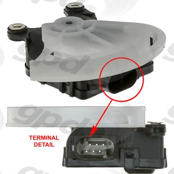 1999 Audi A4 HVAC Recirculation Door Actuator Global Parts Distributors 1712281 image 1 of 1