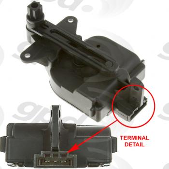 2002 Audi A4 HVAC Recirculation Door Actuator Global Parts Distributors 1712282 image 1 of 1