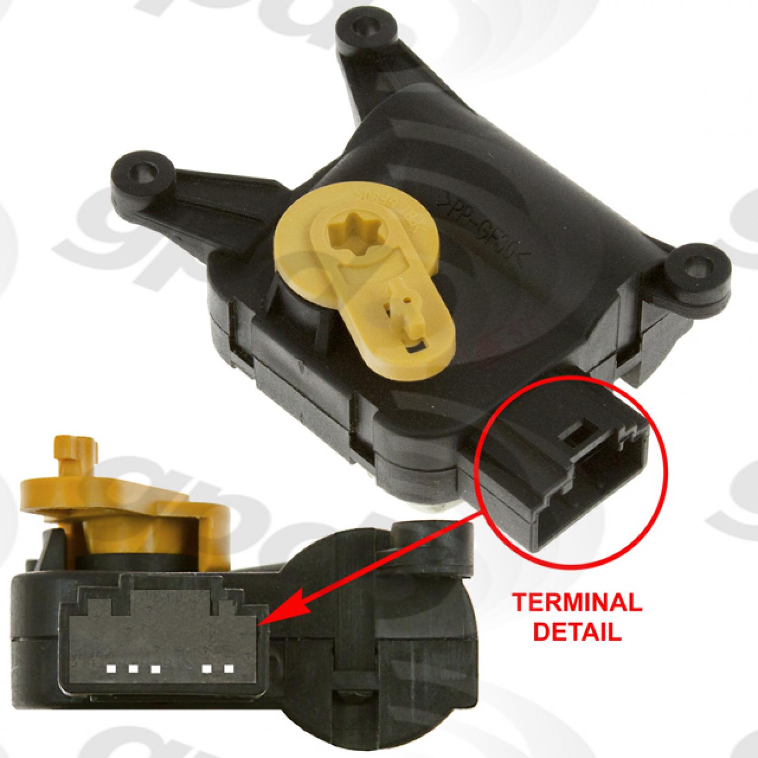 Global Parts Distributors 1712283 HVAC Mode Door Actuator product image 1 of 1