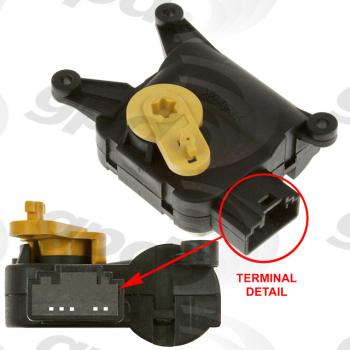2005 Volkswagen Jetta HVAC Mode Door Actuator Global Parts Distributors 1712283 image 1 of 1