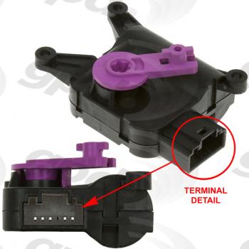 2005 Volkswagen Jetta HVAC Heater Blend Door Actuator Global Parts Distributors 1712284 image 1 of 1