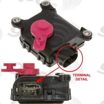 2006 Audi TT HVAC Heater Blend Door Actuator Main Global Parts Distributors 1712285 image 1 of 1