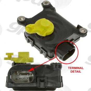 2005 Audi TT Quattro HVAC Mode Door Actuator Global Parts Distributors 1712286 image 1 of 1