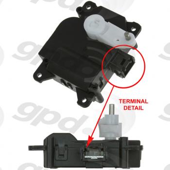 2006 Lexus RX330 HVAC Heater Blend Door Actuator Global Parts Distributors 1712290 image 1 of 1