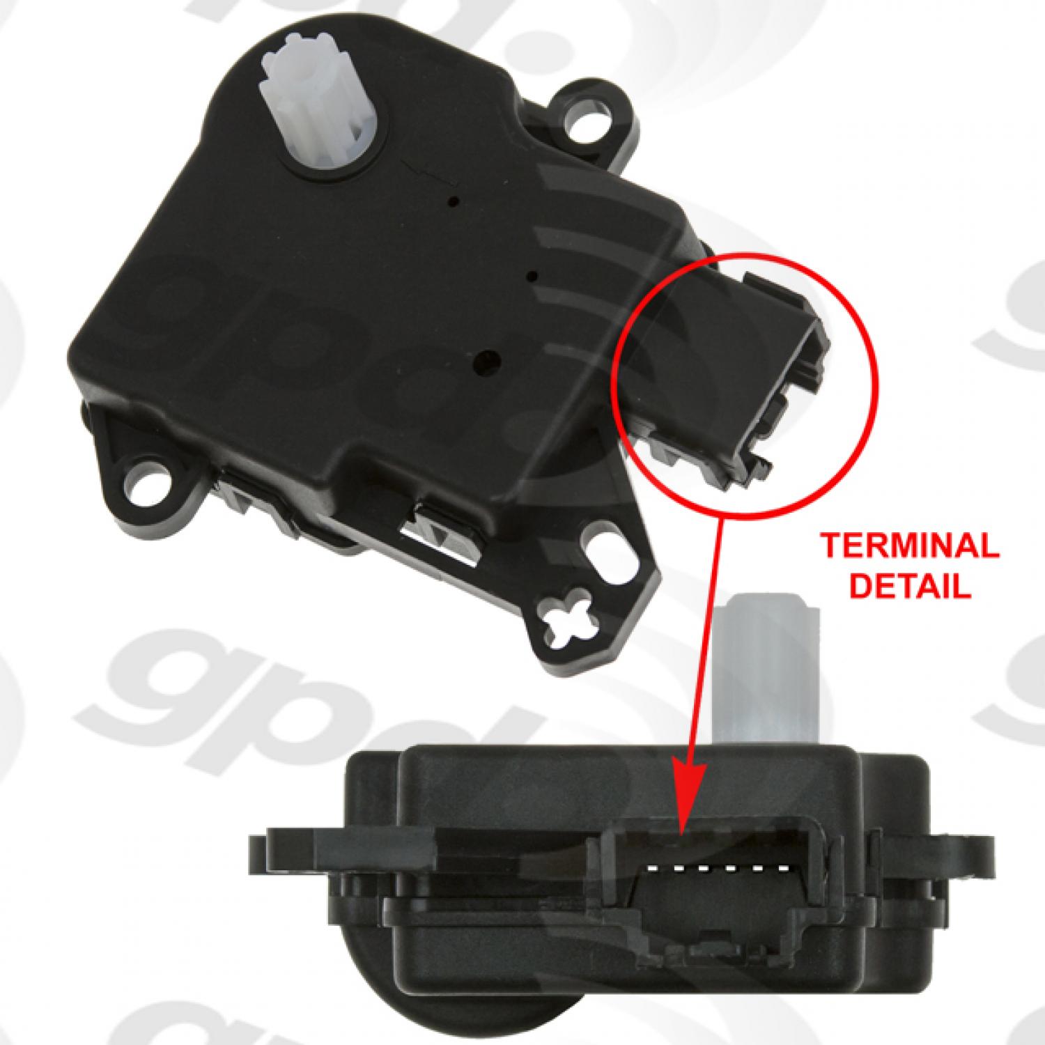 Global Parts Distributors 1712291 - HVAC Heater Blend Door Actuator Global Parts Distributors 1712291 HVAC Heater Blend Door Actuator product image 1 of 1