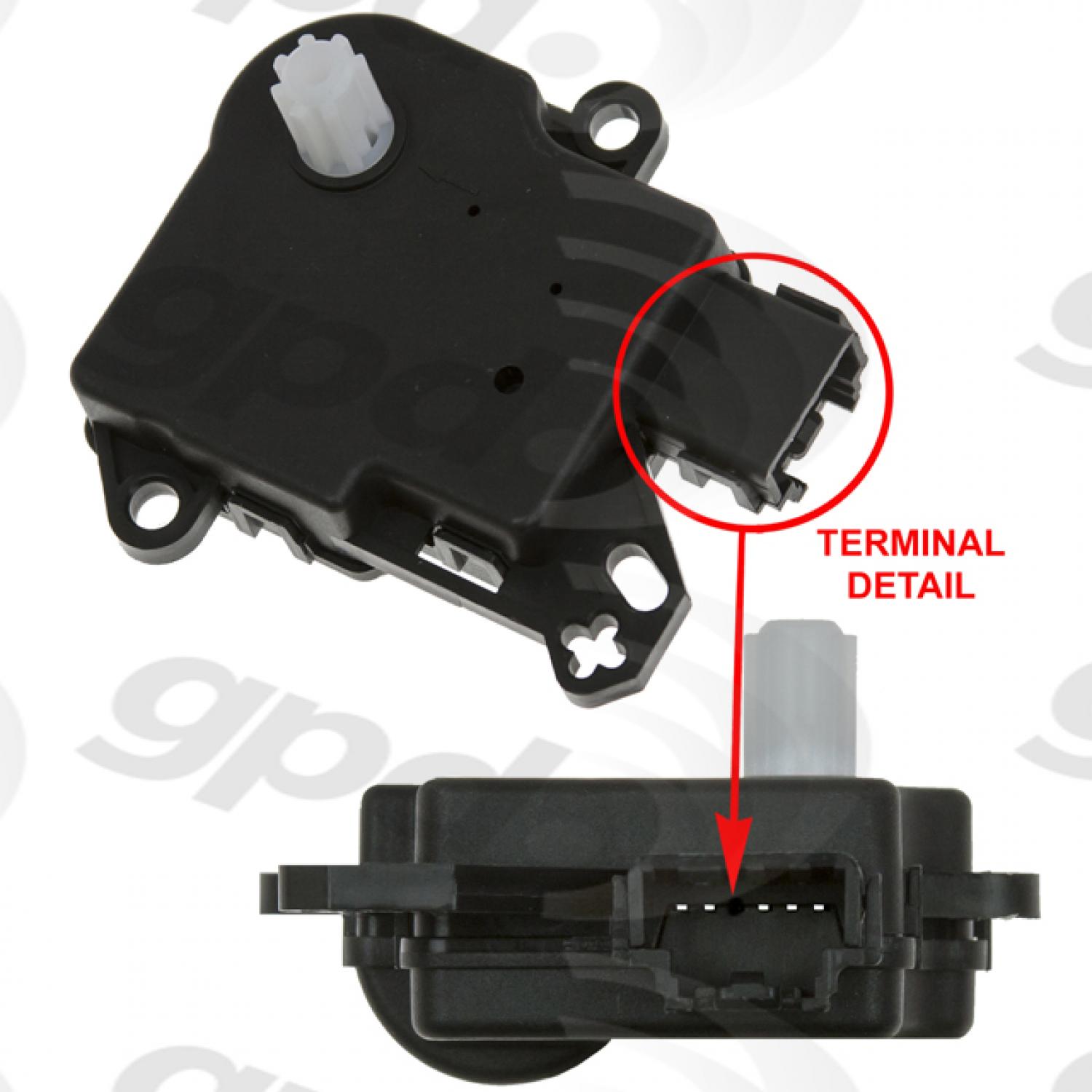 Global Parts Distributors 1712296 - HVAC Heater Blend Door Actuator Global Parts Distributors 1712296 HVAC Heater Blend Door Actuator product image 1 of 1