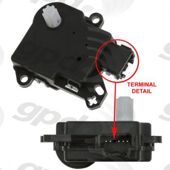 2009 Ford Taurus X HVAC Heater Blend Door Actuator Main Global Parts Distributors 1712296 image 1 of 1