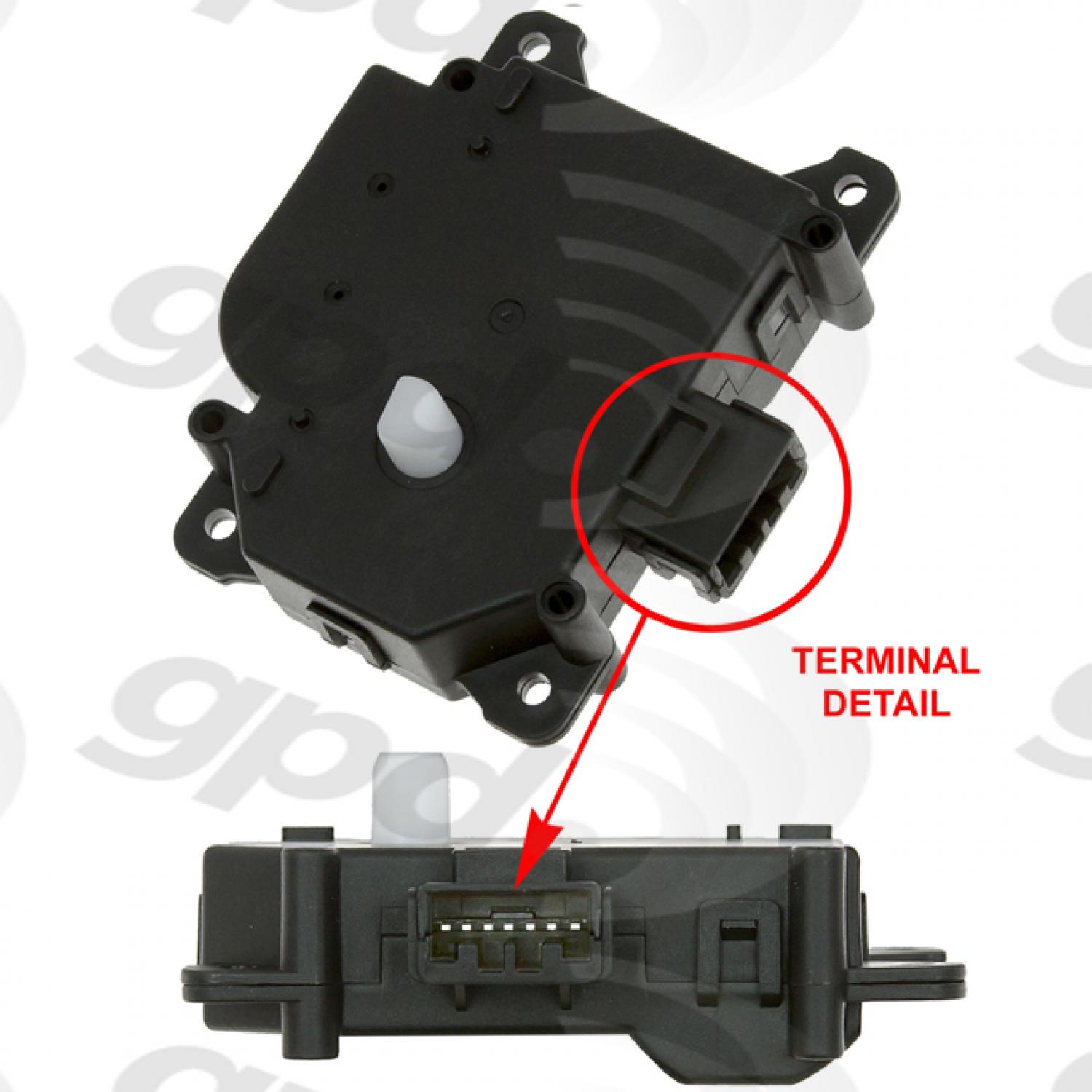Global Parts Distributors 1712297 HVAC Mode Door Actuator product image 1 of 1