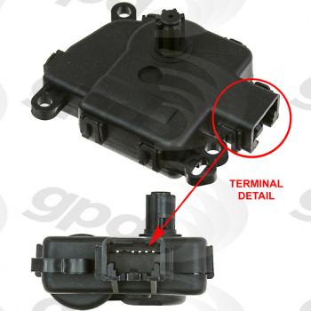 2013 Ford Mustang HVAC Recirculation Door Actuator Global Parts Distributors 1712300 image 1 of 1
