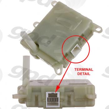 2007 Ford F-450 Super Duty HVAC Heater Blend Door Actuator Global Parts Distributors 1712303 image 1 of 1