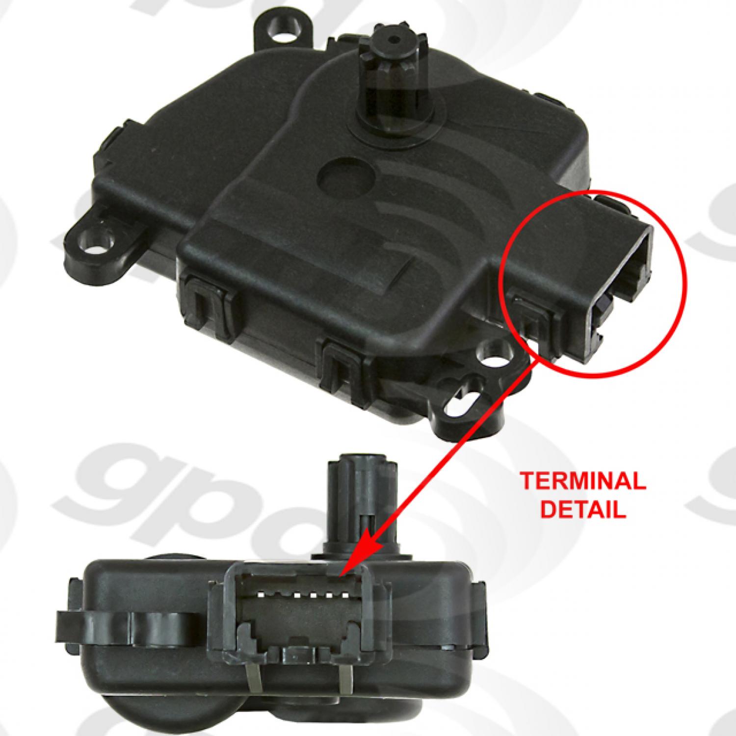 Global Parts Distributors 1712307 - HVAC Mode Door Actuator Global Parts Distributors 1712307 HVAC Mode Door Actuator product image 1 of 1