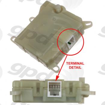 2000 Ford Windstar HVAC Heater Blend Door Actuator Global Parts Distributors 1712308 image 1 of 1