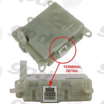 2000 Mercury Mountaineer HVAC Heater Blend Door Actuator Global Parts Distributors 1712309 image 1 of 1