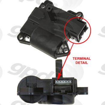 2006 Lincoln LS HVAC Heater Blend Door Actuator Global Parts Distributors 1712311 image 1 of 1