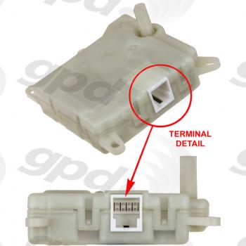 1998 Lincoln Mark VIII HVAC Heater Blend Door Actuator Global Parts Distributors 1712314 image 1 of 1