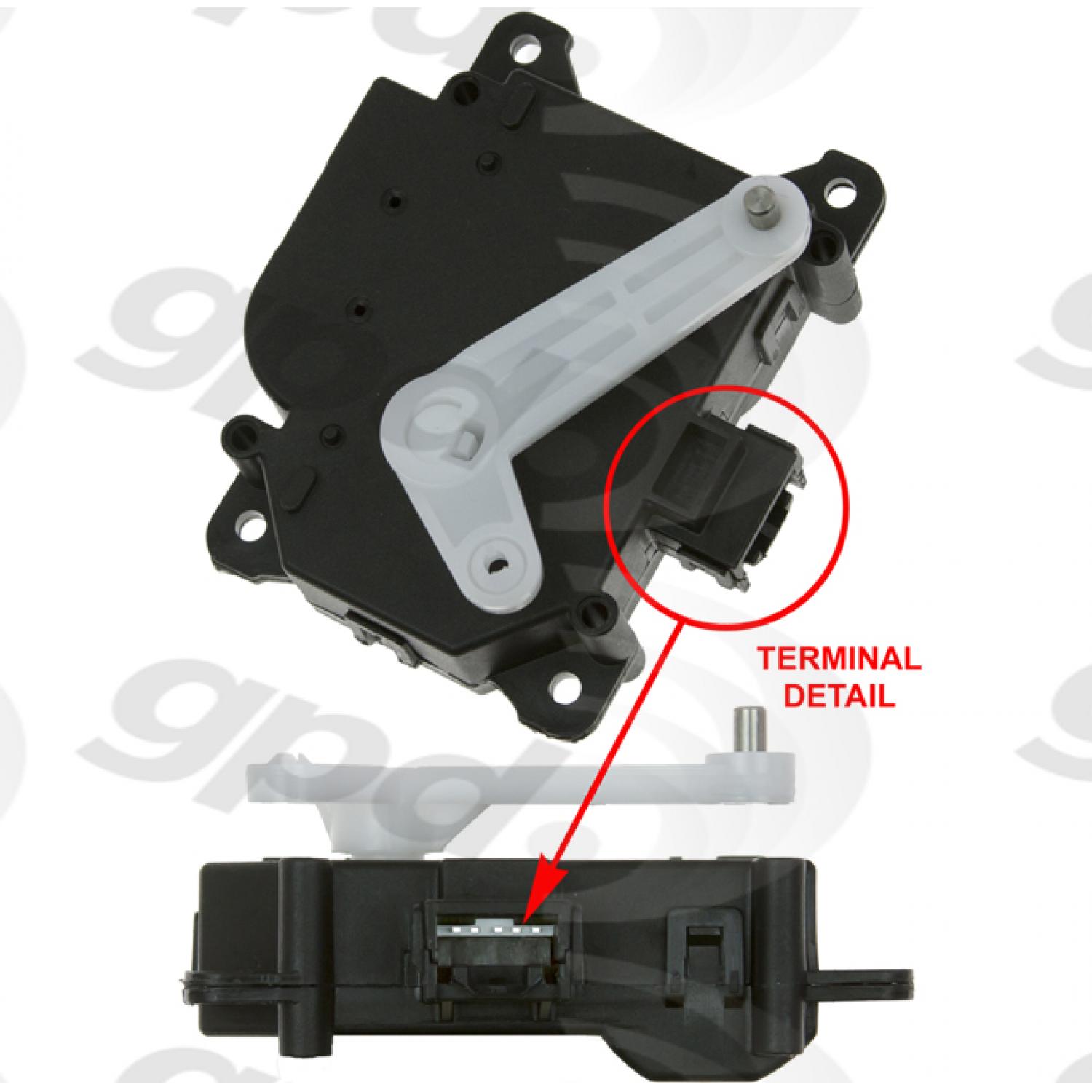 Global Parts Distributors 1712319 HVAC Heater Blend Door Actuator product image 1 of 1