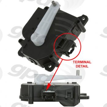 2009 Cadillac DTS HVAC Heater Blend Door Actuator Left Main Global Parts Distributors 1712321 image 1 of 1