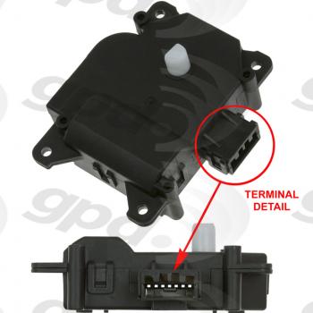 2008 Cadillac SRX HVAC Recirculation Door Actuator Global Parts Distributors 1712323 image 1 of 1
