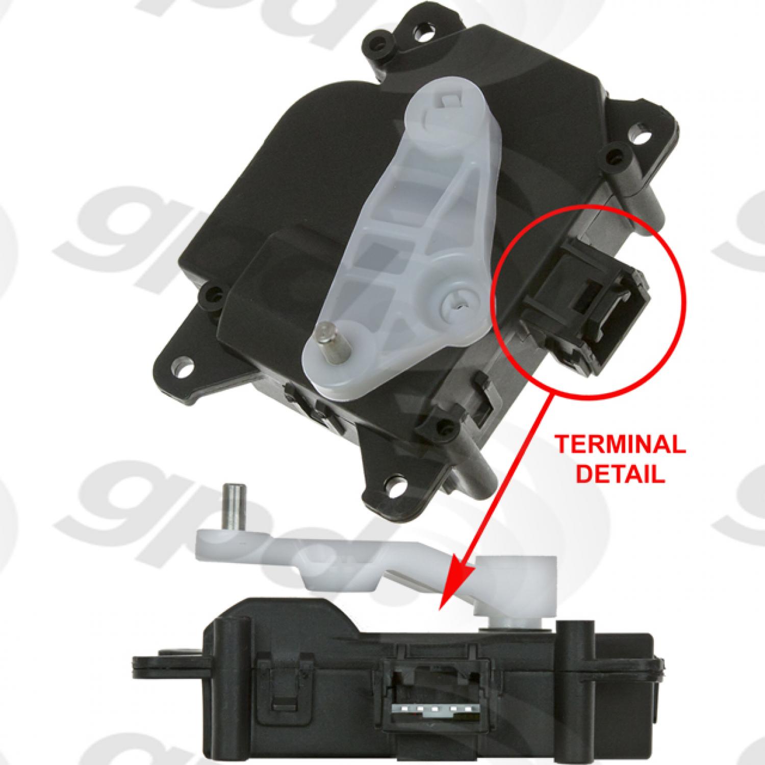 Global Parts Distributors 1712325 - HVAC Heater Blend Door Actuator Global Parts Distributors 1712325 HVAC Heater Blend Door Actuator product image 1 of 1
