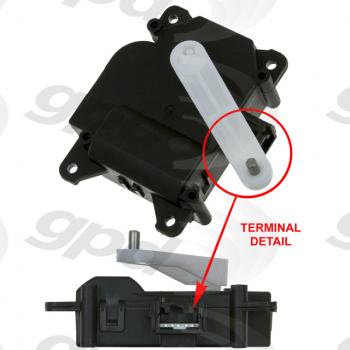 2008 Cadillac STS HVAC Heater Blend Door Actuator Main Global Parts Distributors 1712326 image 1 of 1