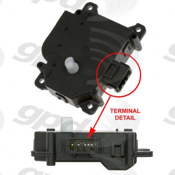 2008 Pontiac G8 HVAC Mode Door Actuator Global Parts Distributors 1712331 image 1 of 1