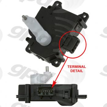 2008 Pontiac G8 HVAC Mode Door Actuator Global Parts Distributors 1712332 image 1 of 1